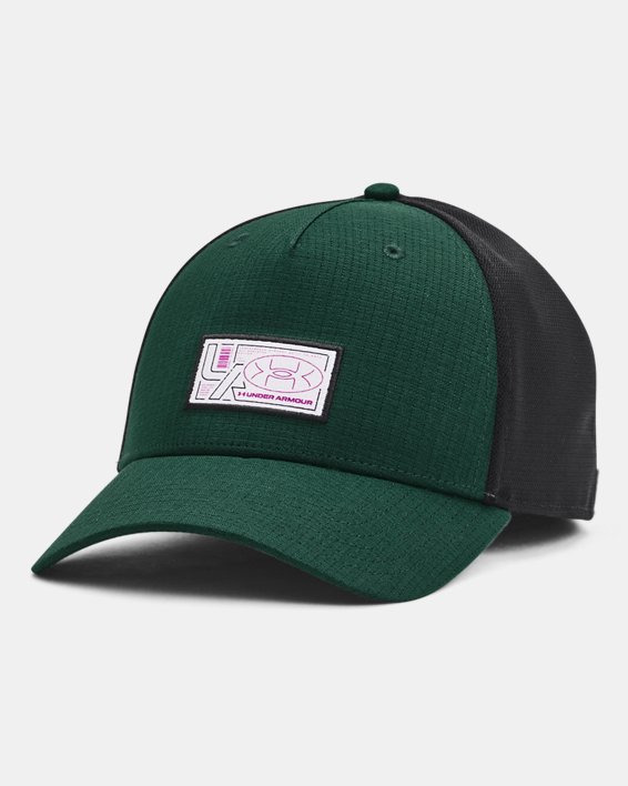 Men's UA Iso-Chill Armourvent™ Trucker Hat, Green, pdpMainDesktop image number 0
